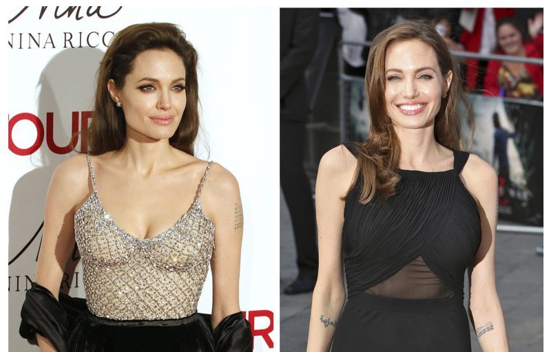 Angelina Jolie boob job