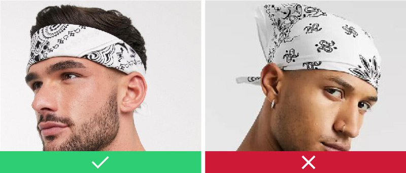How to wear a bandana after hair transplant