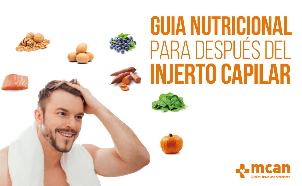 Guia nutricional para después del injerto capilar