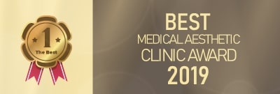 best medical aesthetic clinic award button