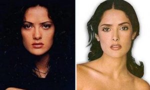 salma hayek nose job