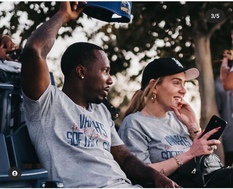 Adele and Rich Paul Adele and Rich Paul