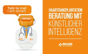 Haartransplantation Beratung mit künstlicher Intelligenz