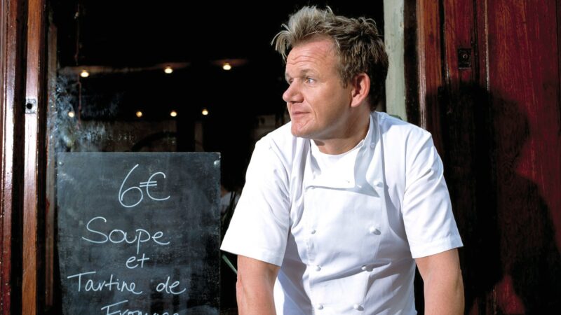 Gordon Ramsay before hair transplant and facelift