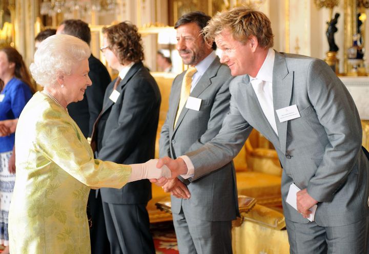 Gordon Ramsay received OBE 2006 Gordon Ramsay received OBE 2006