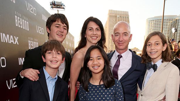 Jeff Bezos Family 