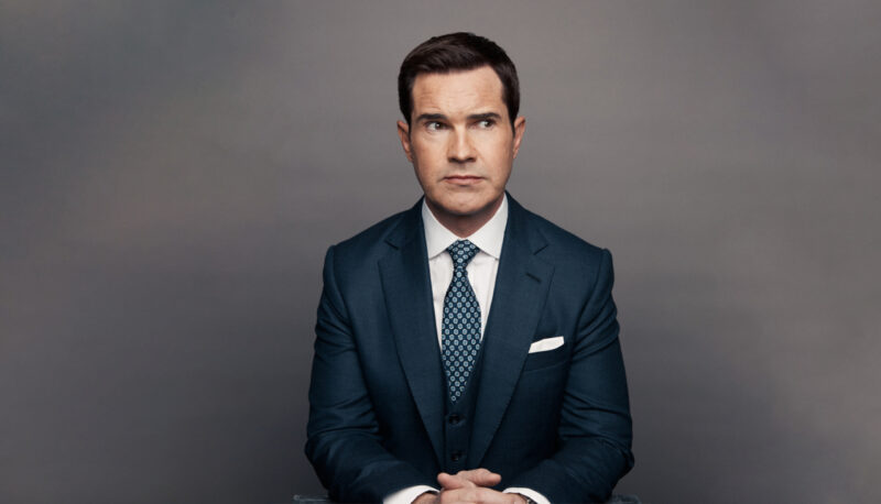 Jimmy Carr after hair transplant