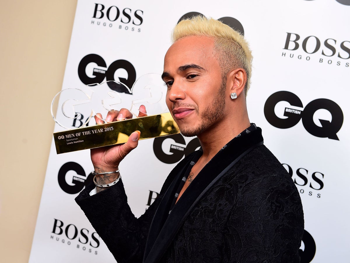 Analysis of Lewis Hamilton Hair Transplant 11 lewis hamilton blond hair Lewis Hamilton GQ men of the year 2015