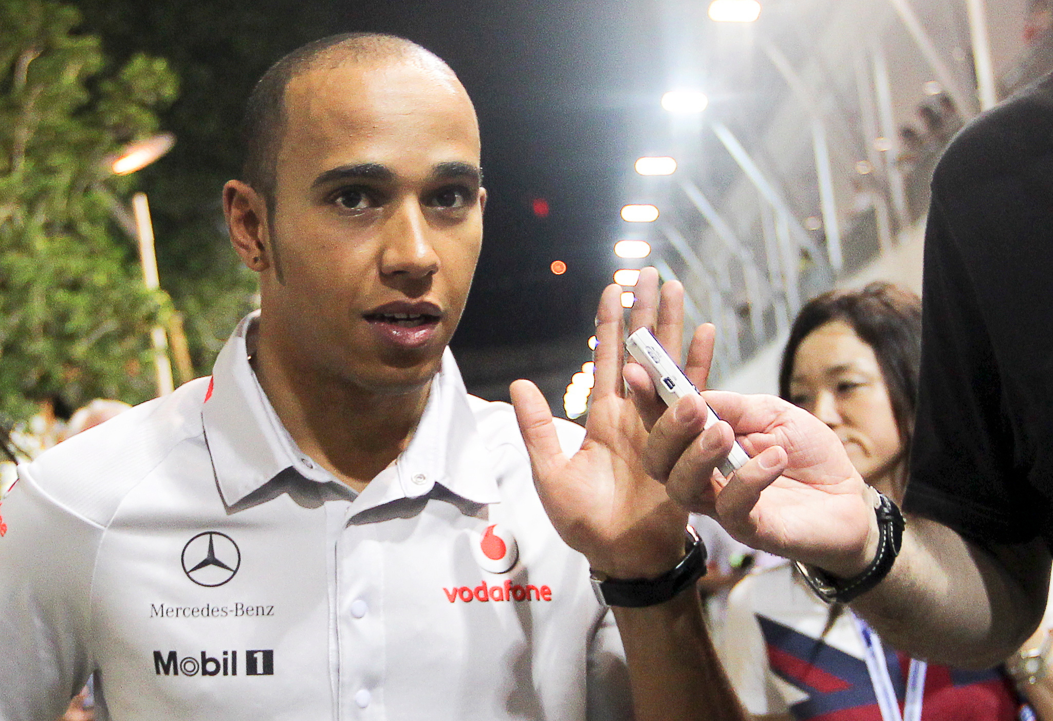 Lewis Hamilton Balding 