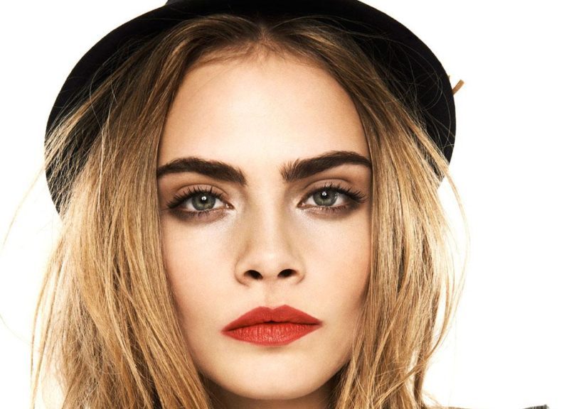 cara delevingne eyebrows natural