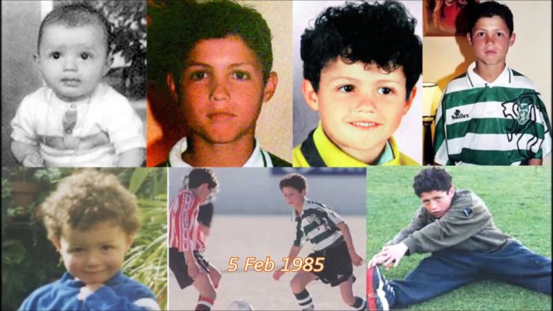 Cristiano Ronaldo before Plastic Surgeries