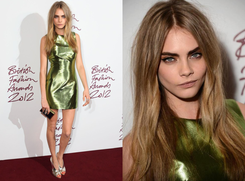 Cara Delevingne in the British Fashion Awards 2012