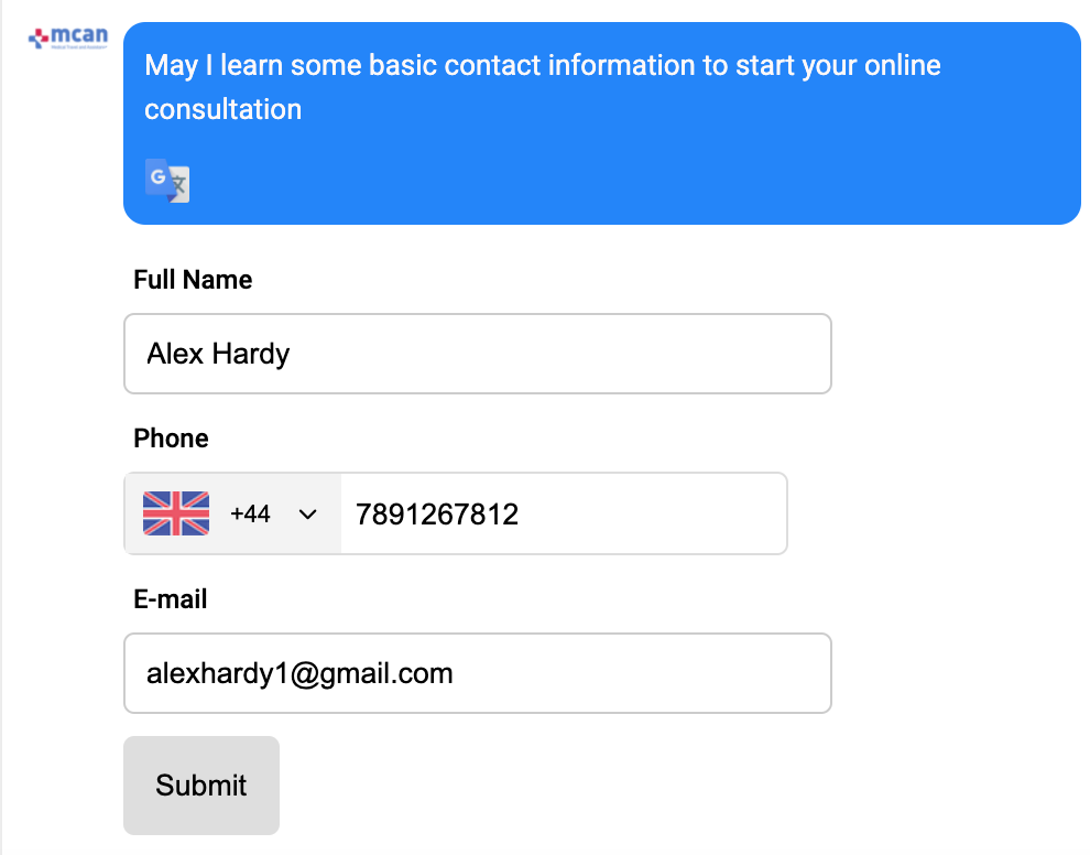 Dr Ethos Chatbot 3