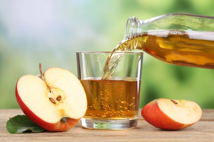 apple juice in Clear Liquid Diet in the First Week 