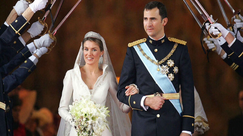La Reina Letizia antes y después de sus presuntas cirugías 4 Letizia Boda e1646749349399 Reina Letizia antes y después boda con el príncipe Felipe