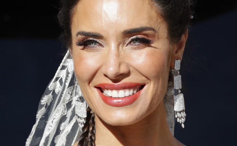 Pilar Rubio en su boda con Sergio Ramos