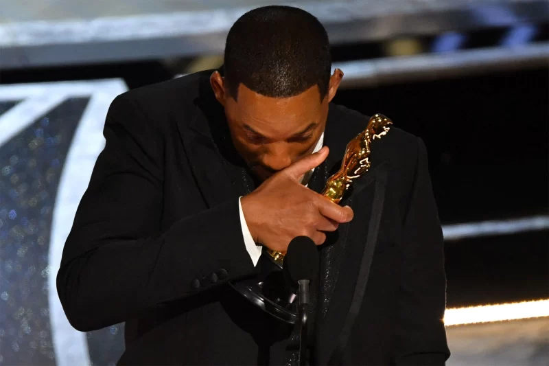 Will Smith Crying After Receiving his Best Actor Oscar Award