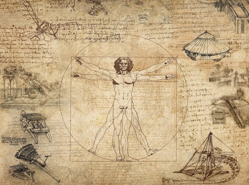El hombre de vitrubio de Da Vinci lipoescultura