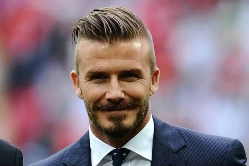 David Beckham high fade haircut David Beckham high fade haircut