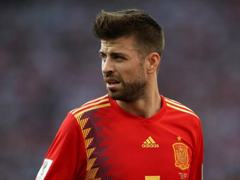 Gerard Pique spiky fade haircut Gerard Pique spiky fade haircut
