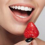 strawberries at home teeth whitening 