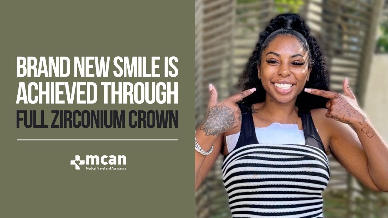 Brand New Smile is Achieved Through Full Zirconium Crown