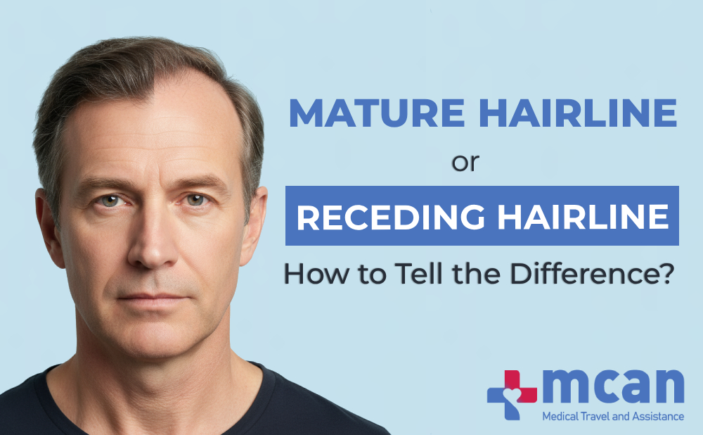 Mature Hairline or Receding Hairline? How to Tell the Difference 1 Cover Mature Hairline or Receding Hairline How to Tell the Difference Cover Mature Hairline or Receding Hairline How to Tell the Difference