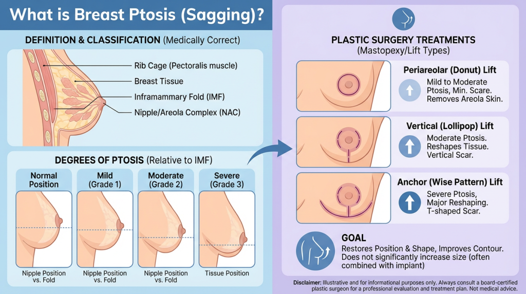 Breast Ptosis Sagging