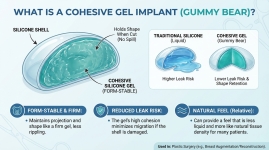 Cohesive Gel Implant Gummy Bear