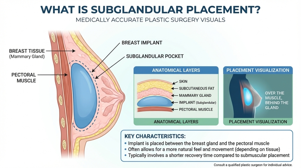 Subglandular Placement