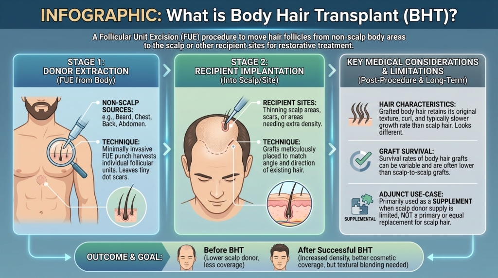 Body Hair Transplant BHT