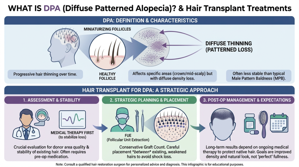 DPA Diffuse Patterned Alopecia