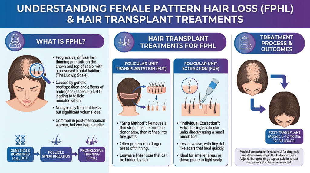 Female Pattern Hair Loss FPHL