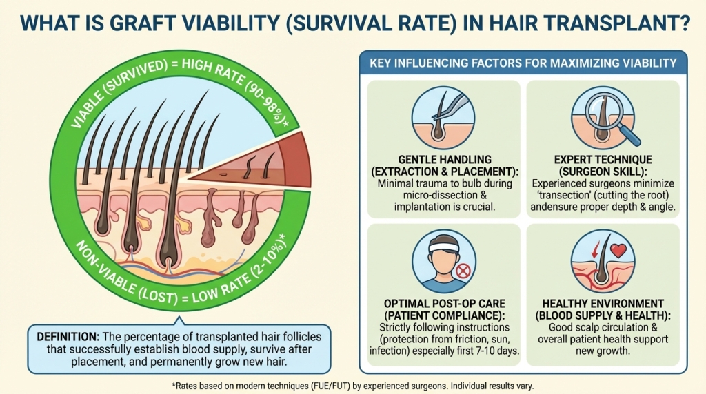 Graft Viability Survival Rate