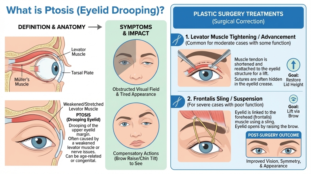 Ptosis Eyelid Drooping