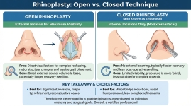 Rhinoplasty Open vs Closed