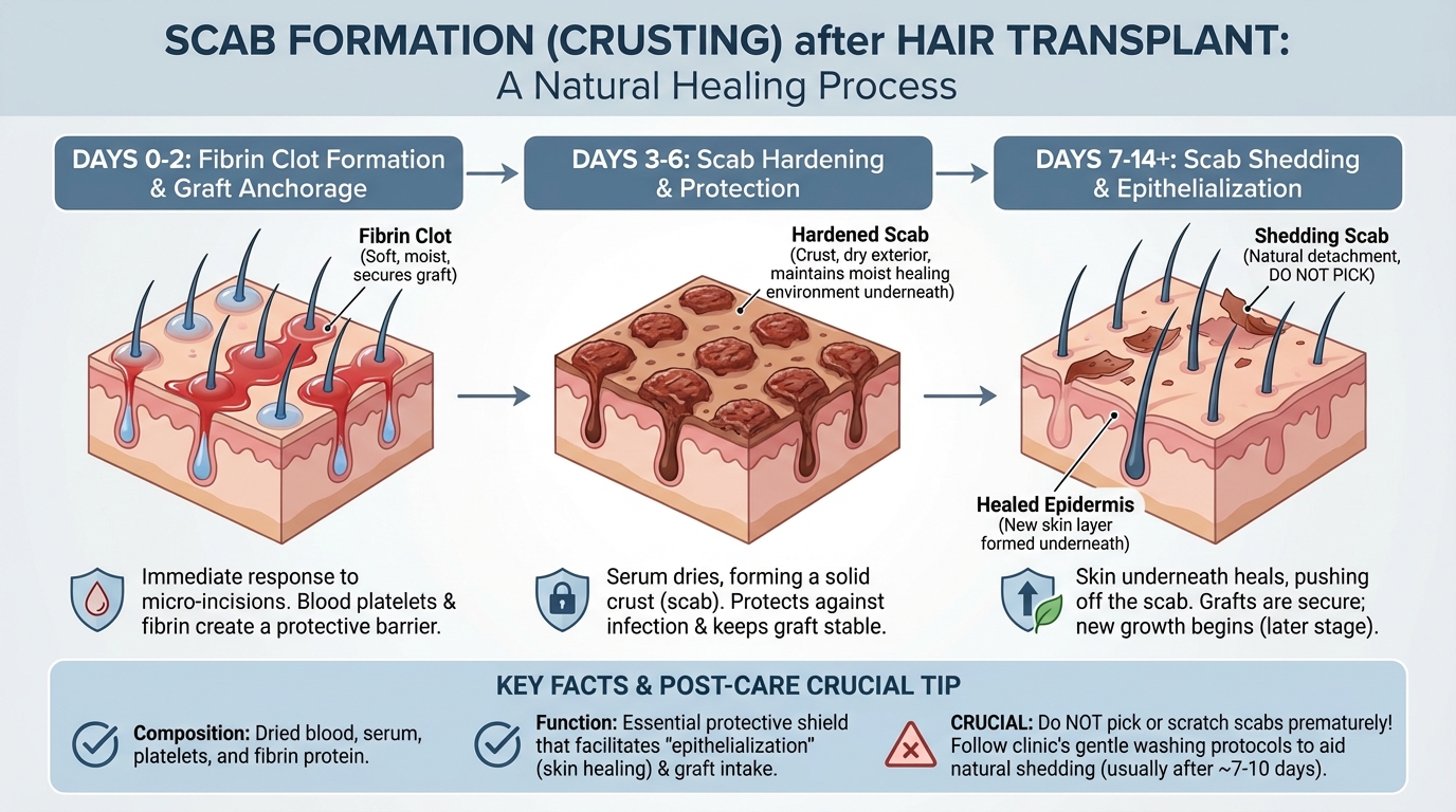 Scab Formation (Crusting) | MCAN Health Glossary