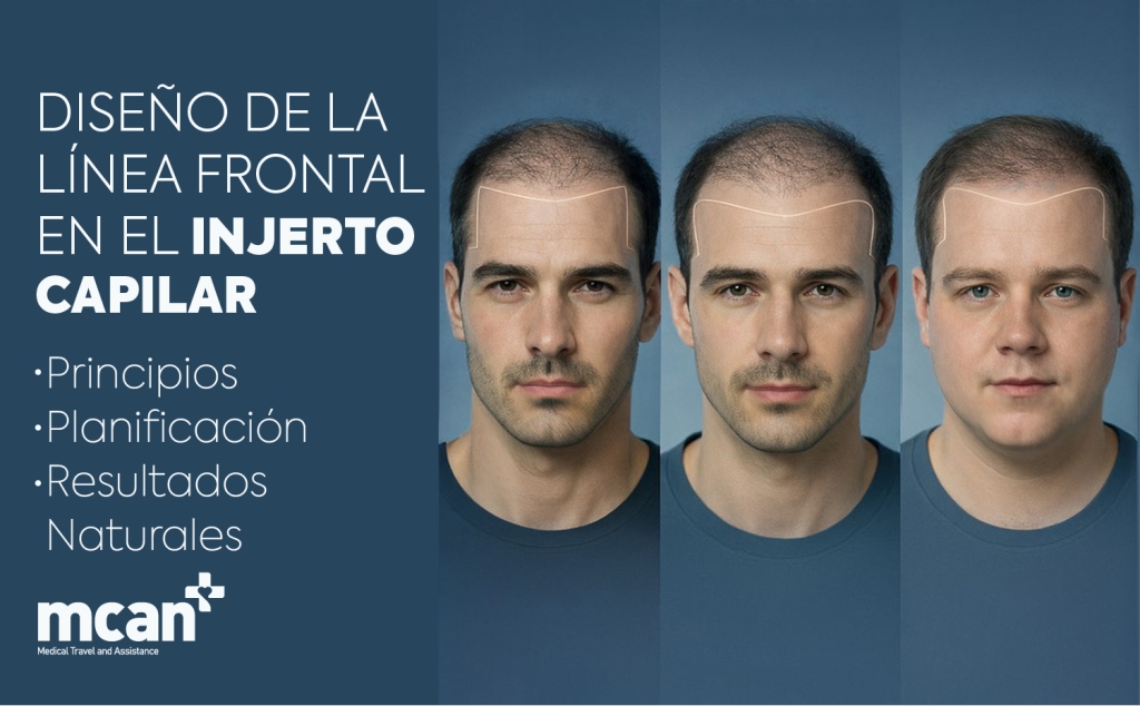 Diseño de la línea frontal en el injerto capilar: principios, planificación y resultados naturales