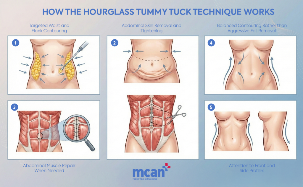 How the Hourglass Tummy Tuck Technique Works