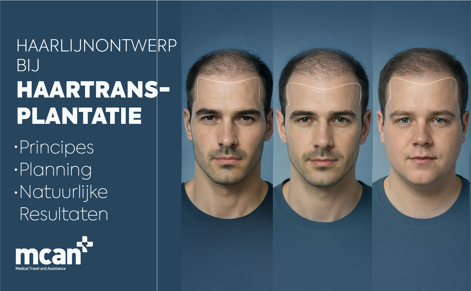 Haarlijnontwerp bij haartransplantatie: principes, planning en natuurlijke resultaten