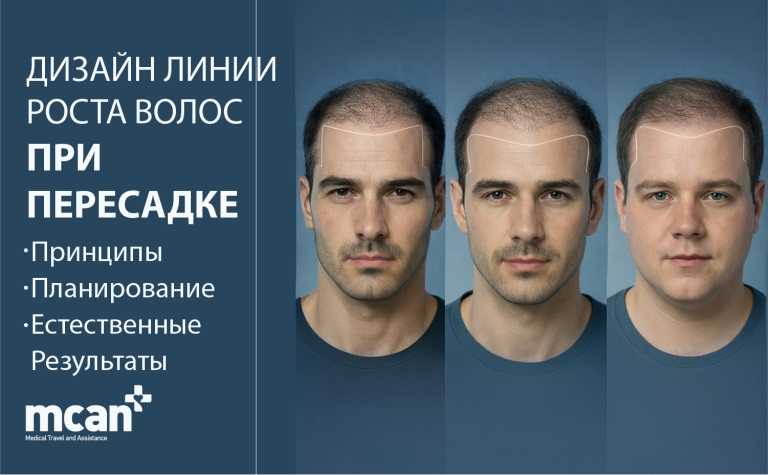 Дизайн линии роста волос при пересадке: принципы, планирование и естественные результаты