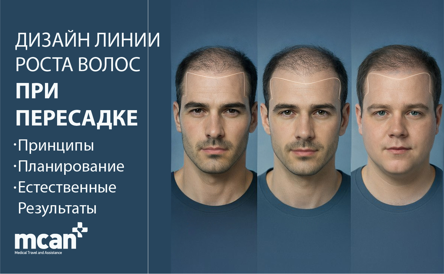 Дизайн линии роста волос при пересадке: принципы, планирование и естественные результаты