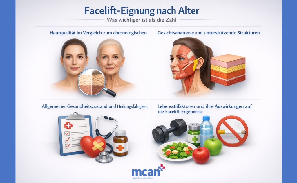 Facelifting-Eignung nach Alter: Was wichtiger ist als die Zahl