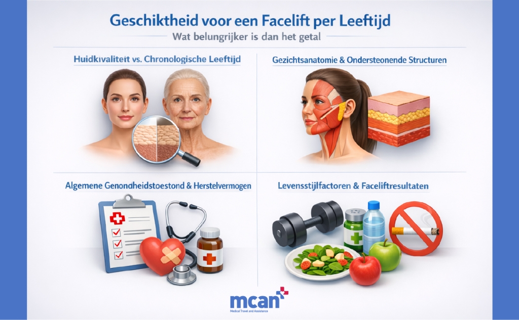 Facelift-kandidatuur per leeftijd: wat belangrijker is dan het getal