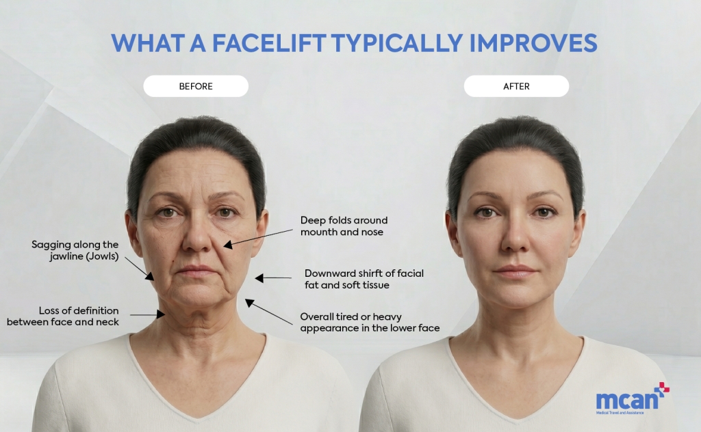What a Facelift Typically Improves