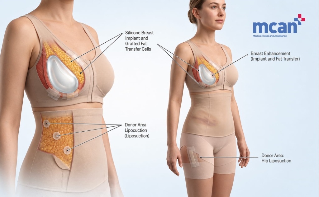 Hybrid Breast Augmentation: Combining Implants with Fat Transfer for Natural, Long-Lasting Results 4 Recovery After Hybrid Breast Augmentation en Recovery After Hybrid Breast Augmentation en