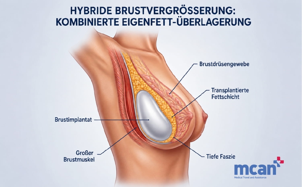 Hybride Brustvergrößerung: Implantate kombiniert mit Eigenfetttransfer 2 What Is Hybrid Breast Augmentation de What Is Hybrid Breast Augmentation de