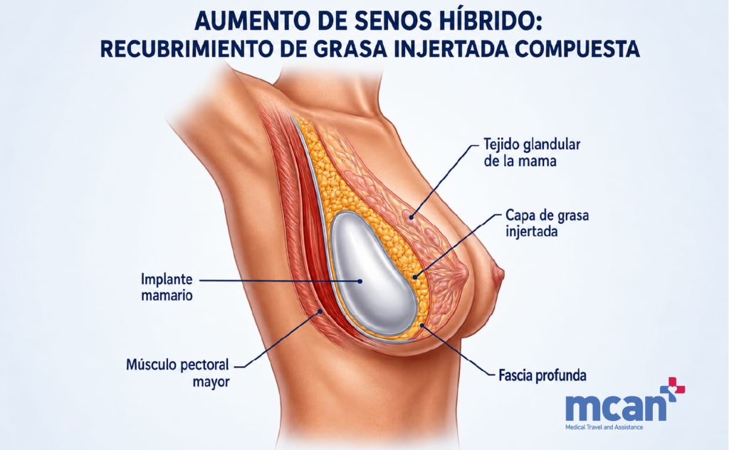 Aumento de Senos Híbrido: Combinando Implantes con Transferencia de Grasa 2 What Is Hybrid Breast Augmentation es What Is Hybrid Breast Augmentation es