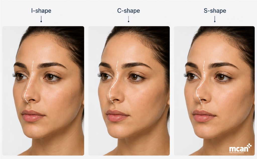 Crooked Nose Correction: Functional and Cosmetic Considerations 3 Types of Crooked Nose by Shape EN Types of Crooked Nose by Shape EN