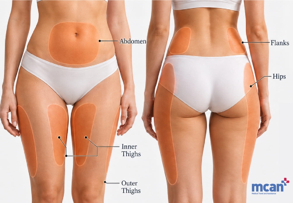 Fat Grafting in Facial Surgery: How Much Fat Is Taken and Where From? 3 Where the Fat Comes From en Where the Fat Comes From en